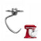 Pour KitchenAid Stand Mixer 5QT Crochet à pâte Accessoires en acier inoxydable